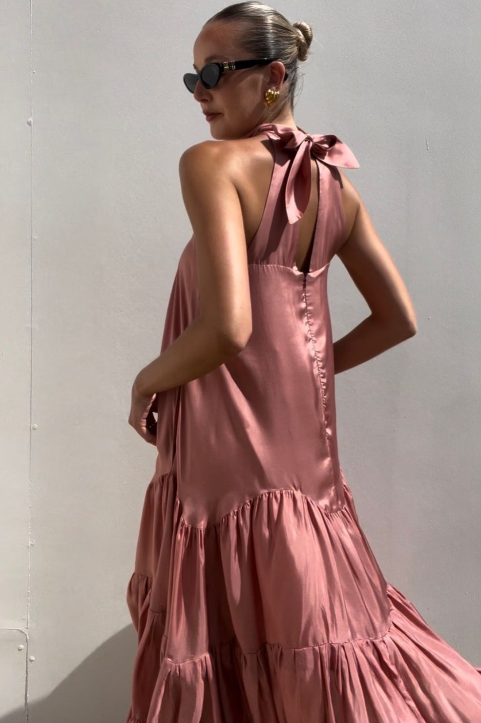 Scanlan Theodore | Rose Silk Tiered Dress | AU 6