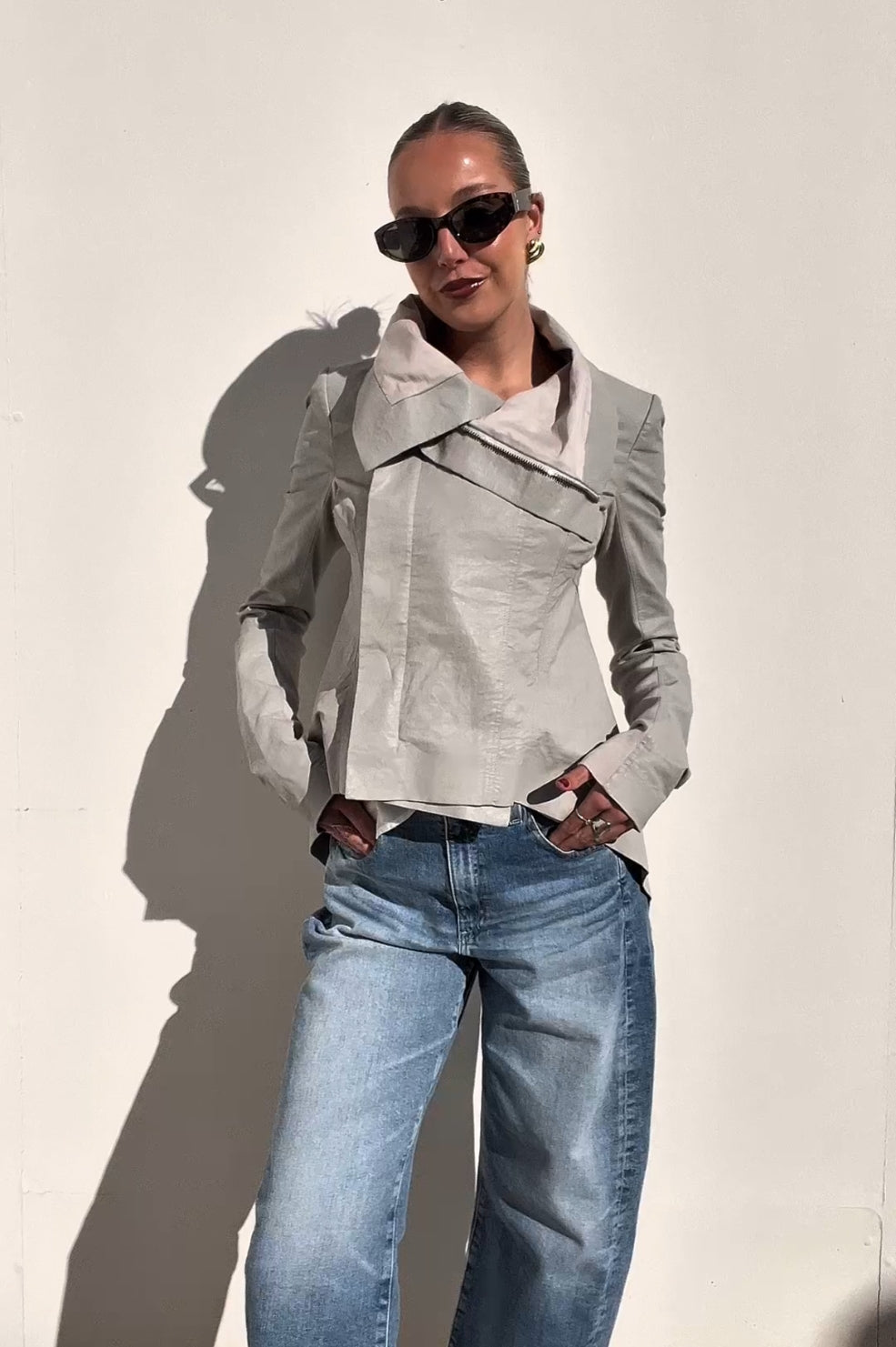 Rick Owens | Oyster Avant Garde Jacket | AU 12