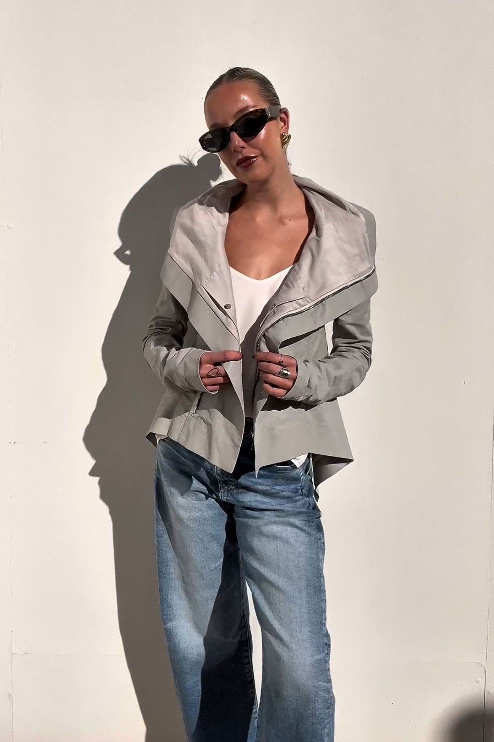 Rick Owens | Oyster Avant Garde Jacket | AU 12