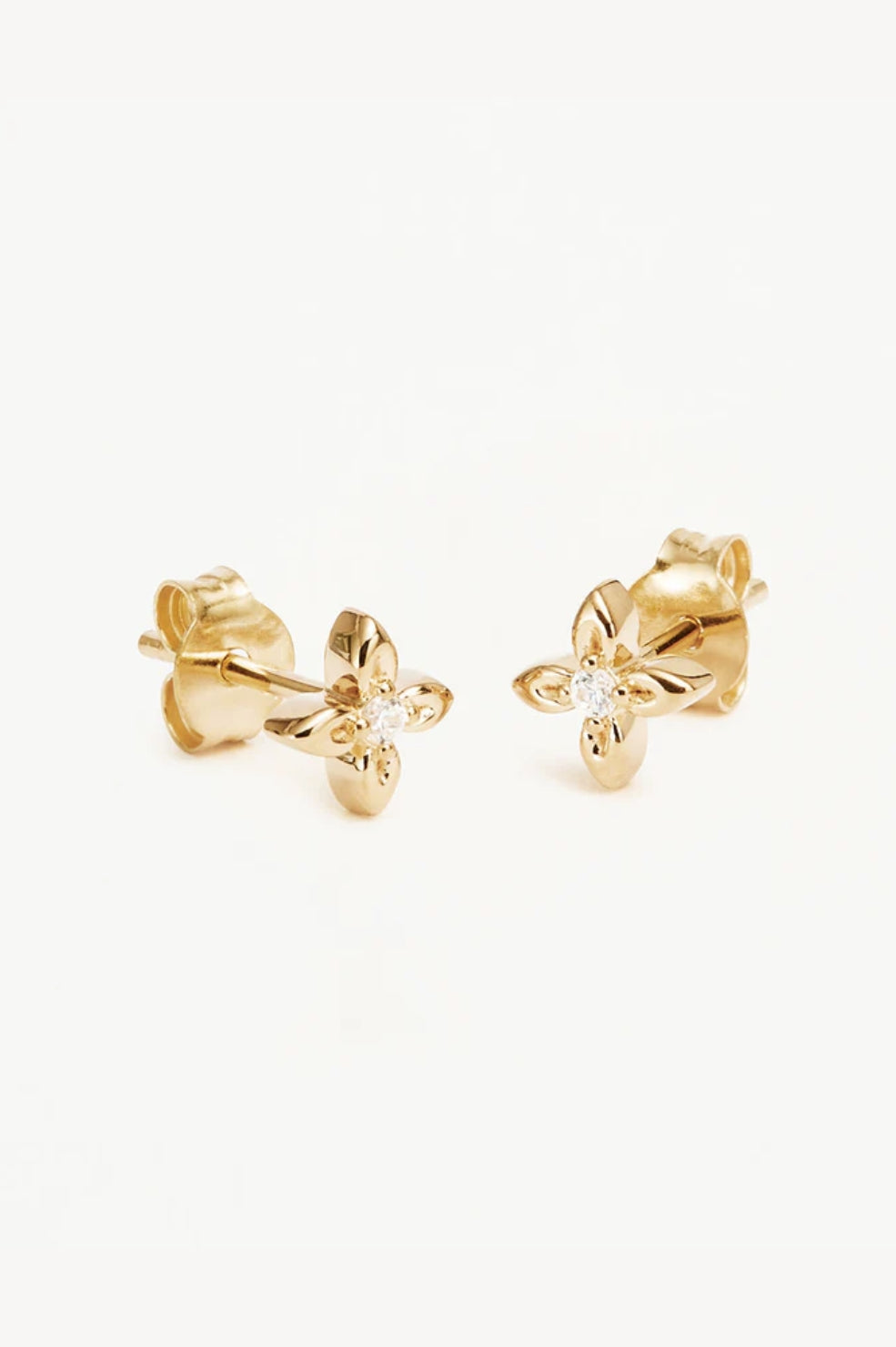 Live in Light Stud Earrings | Gold