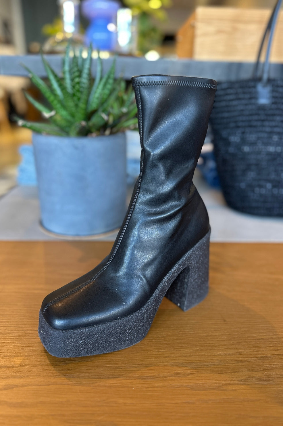 X Stella McCartney | Skyla Chunky Platform Ankle Boot | 38