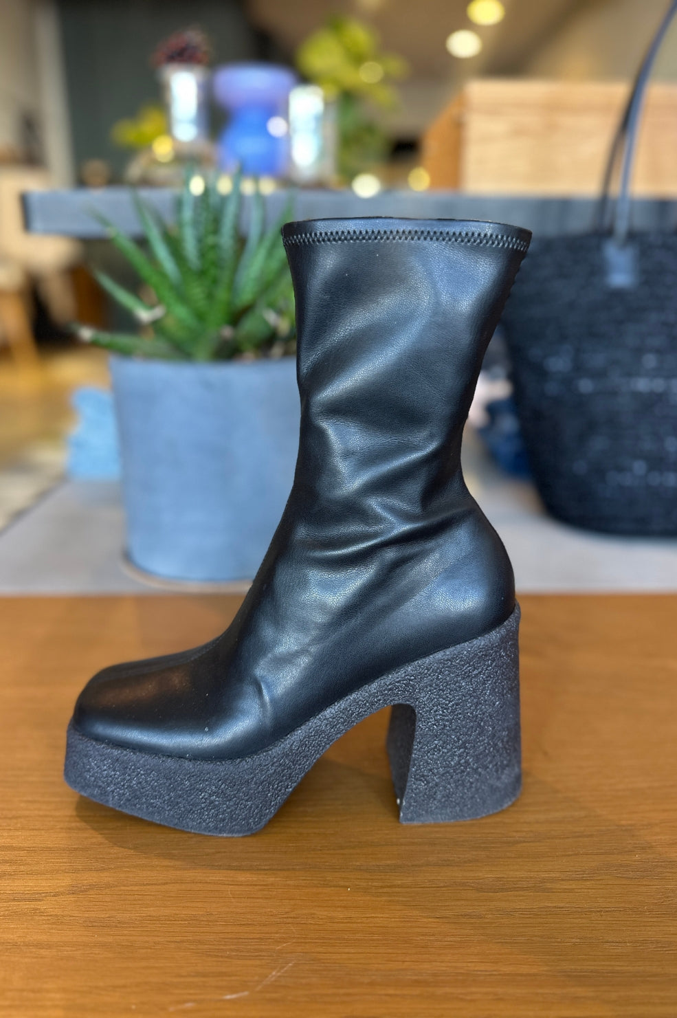 X Stella McCartney | Skyla Chunky Platform Ankle Boot | 38