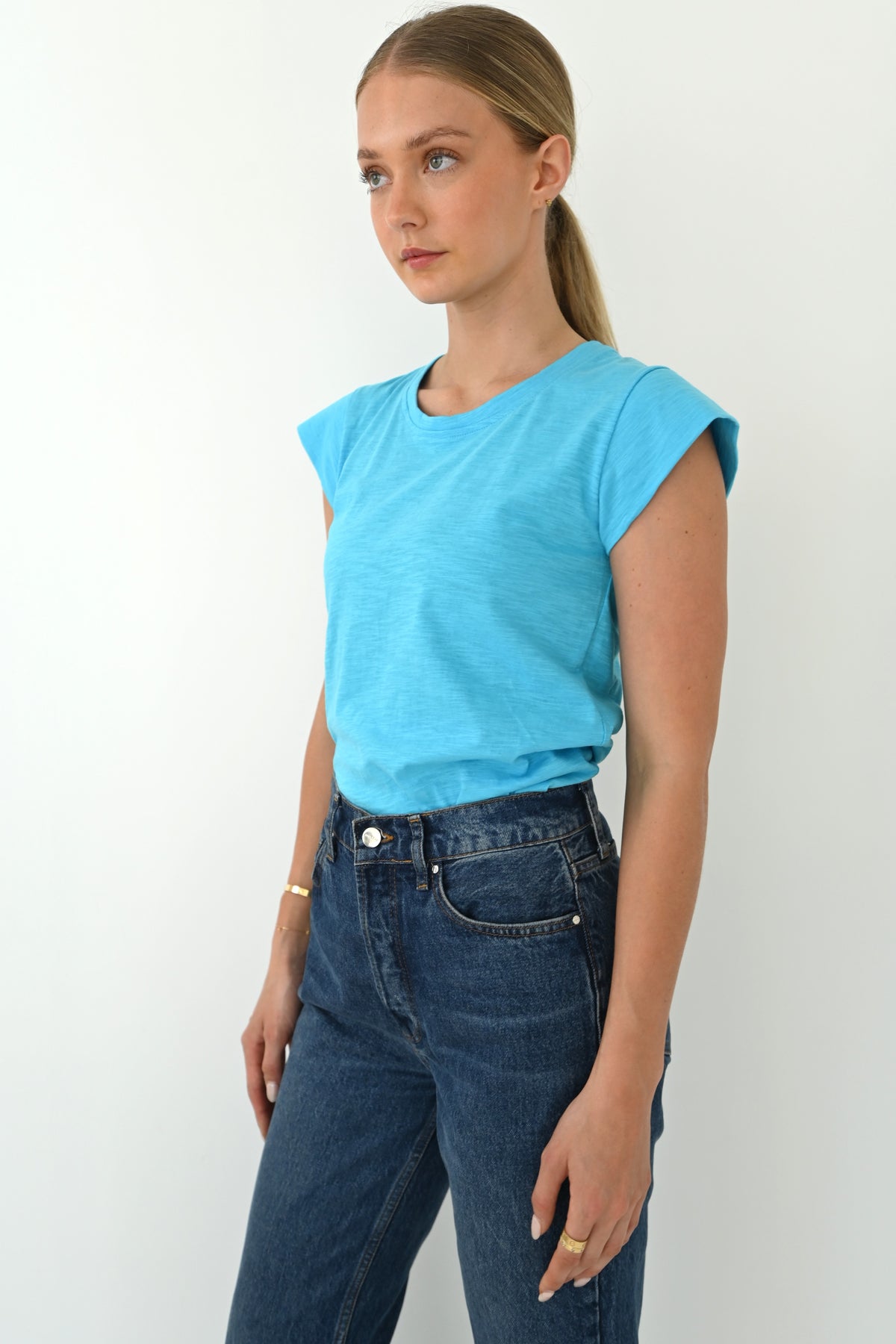 Vienna Tee | Turquoise