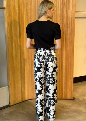 Florence Silk Pant | Oriental Floral