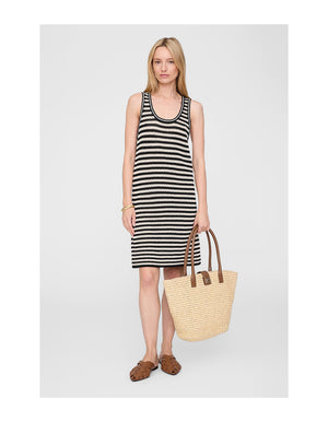 Lou Tote Monogram | Natural With Cognac