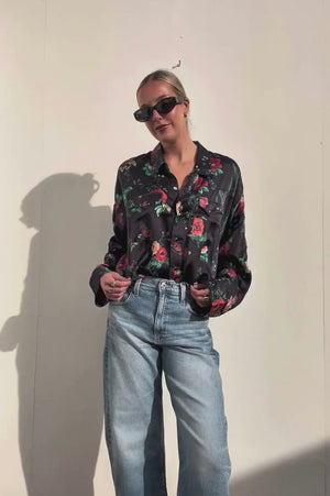 R13 | Oversized Cowboy Shirt | AU 8