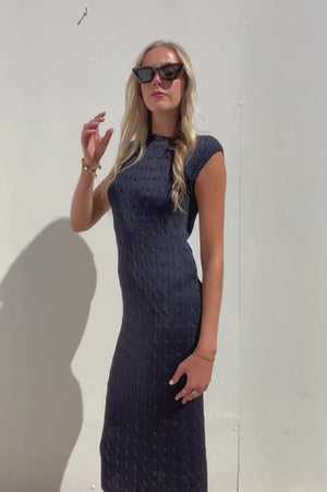 Ralph Lauren | Navy Midi Dress | AU 10