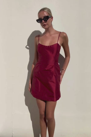 Van Der Kooij | Rhia Mini Dress Red | AU 8