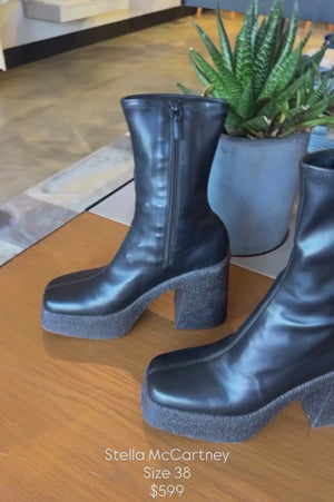 Stella McCartney | Skyla Chunky Platform Ankle Boot | 38