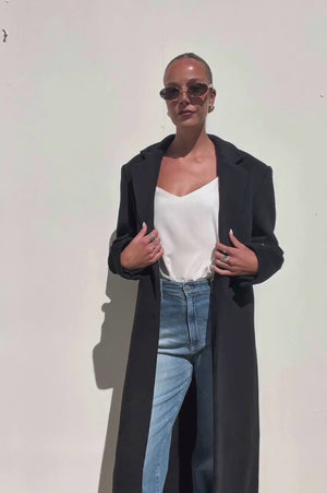 Henne | Marcella Coat Black | AU 6