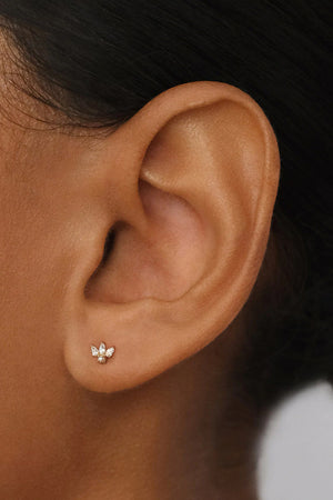 14K Gold Serendipity Stud Earring