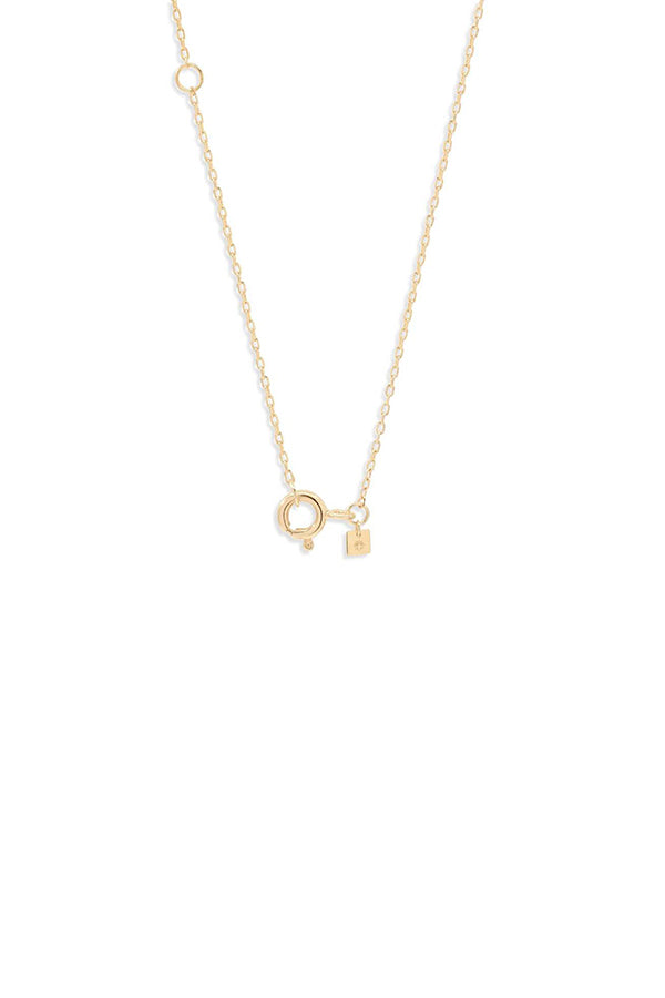 14k evil outlet eye necklace