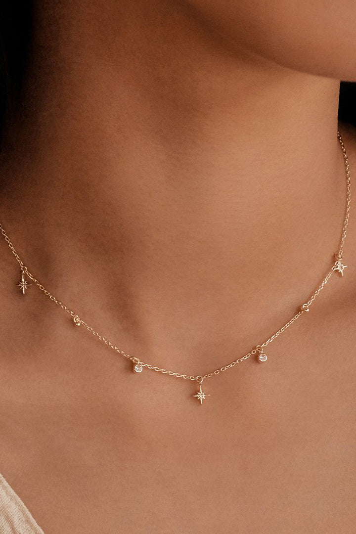 Bathed in Your Light Choker - Silver