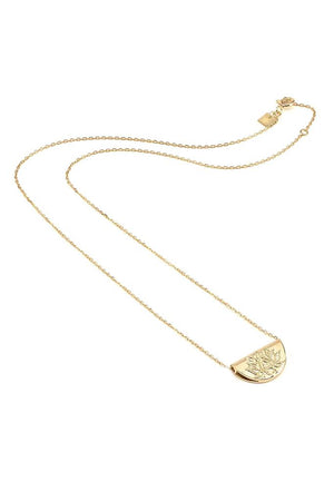 Lotus Short Necklace - Gold