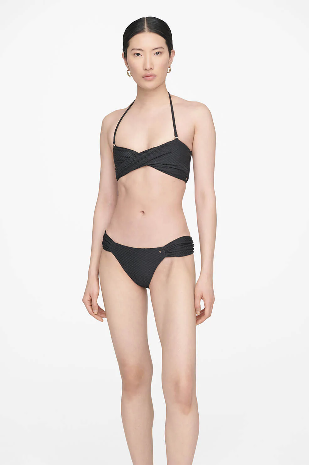 Rosa Bikini Top - Black