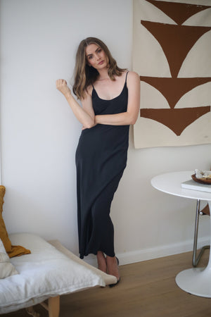 New York Long Dress | Black