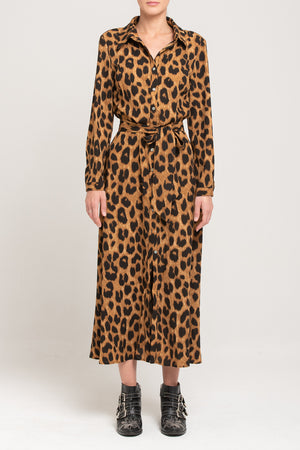 Milan Dress - Leopard
