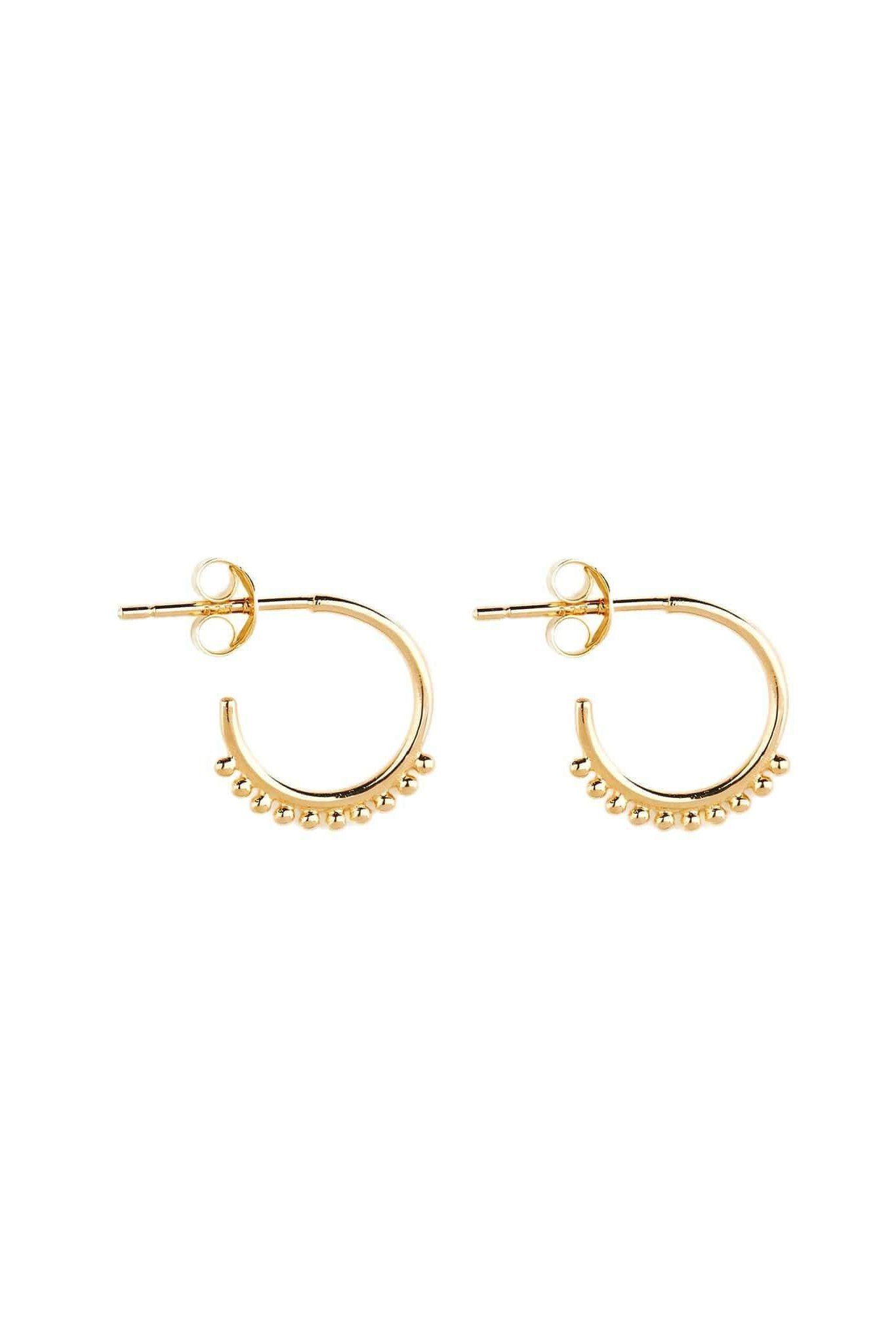 Cherish Hoop Earrings - Gold