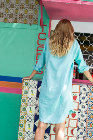 Cottesloe Dress - Aqua