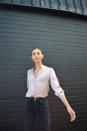 Olivia Blouse | Blush