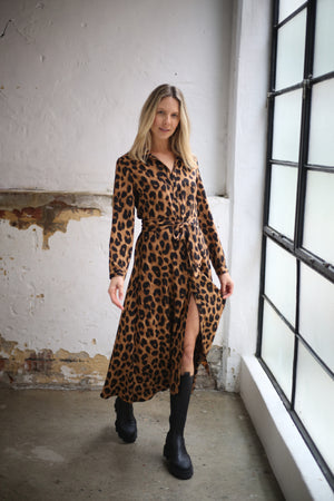 Milan Dress - Leopard