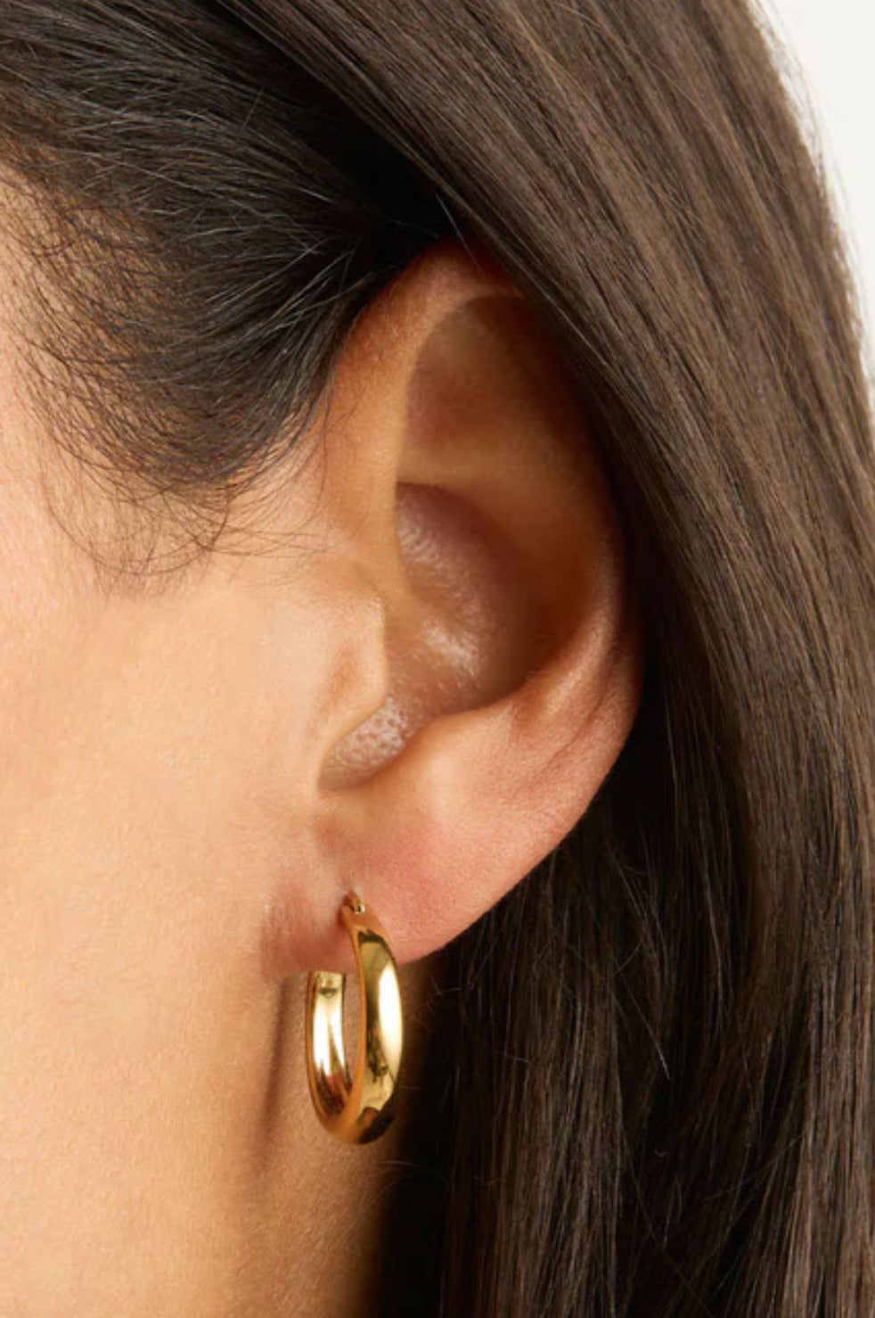 Infinite Horizon Large Hoops - Gold