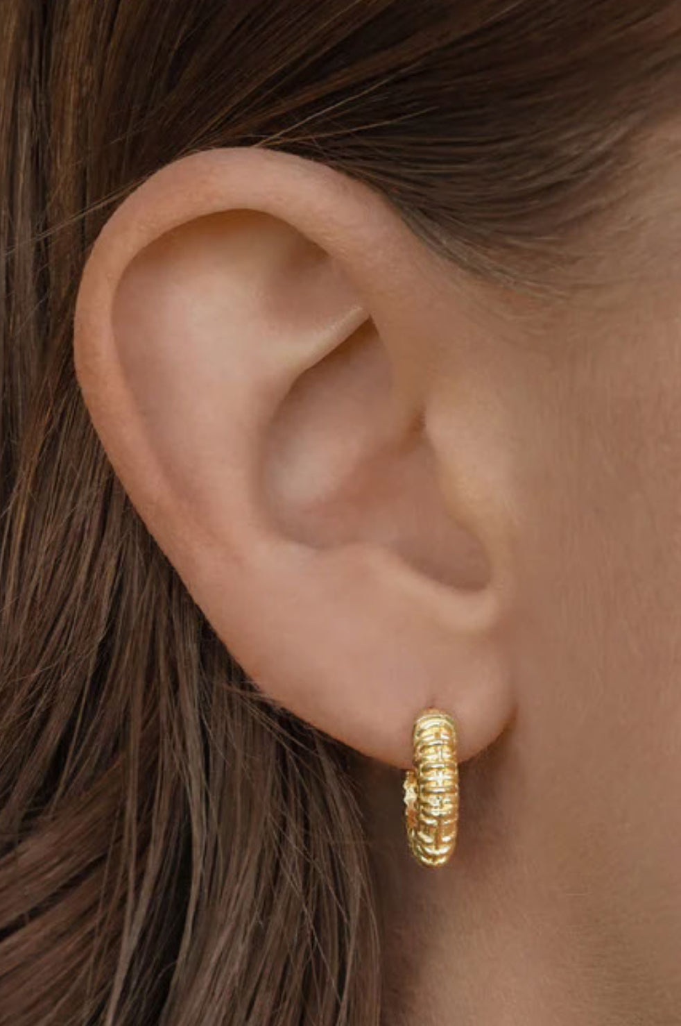 Weave Your Magic Small Hoops - Gold