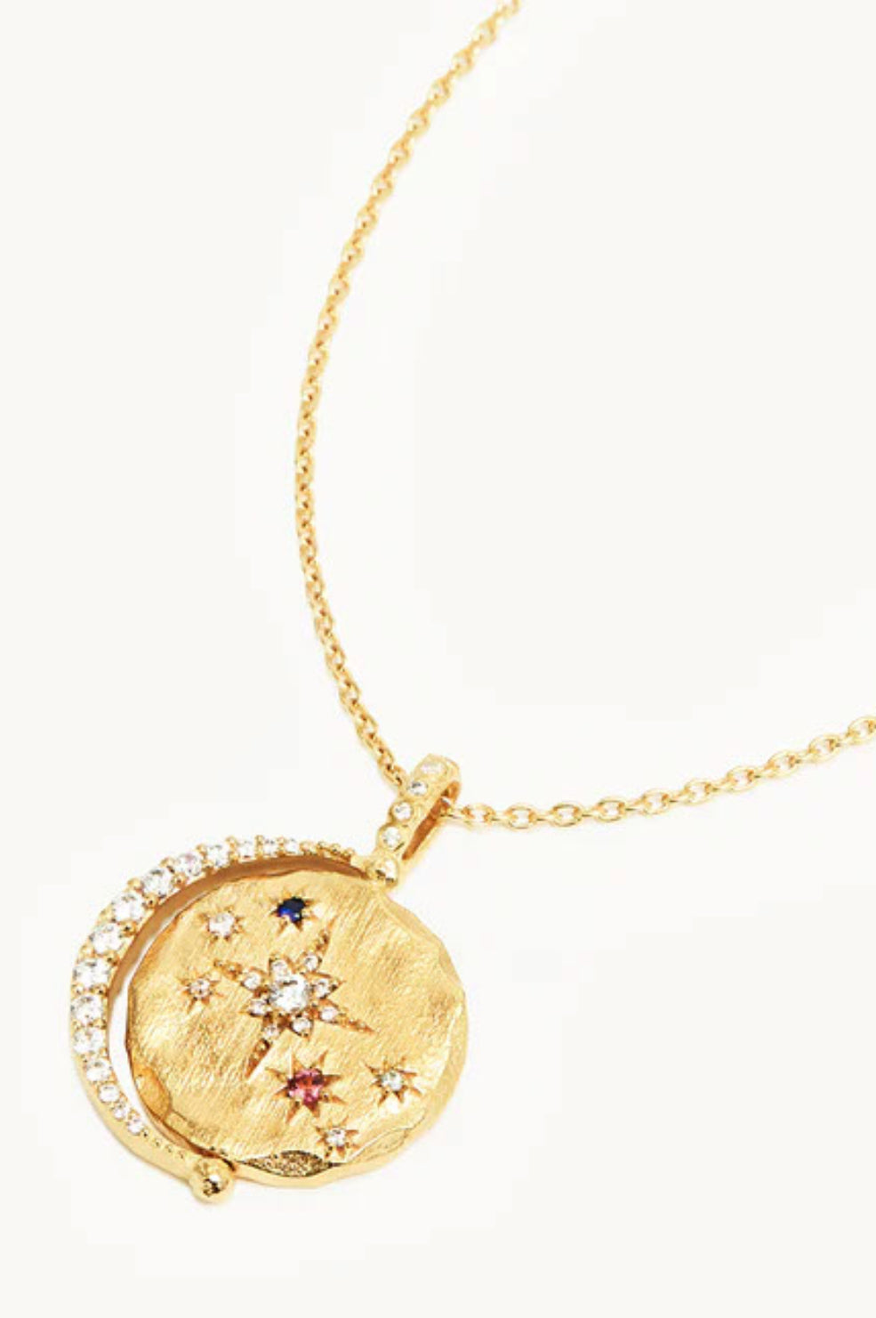 Dancing In Starlight Spinner Necklace - Gold