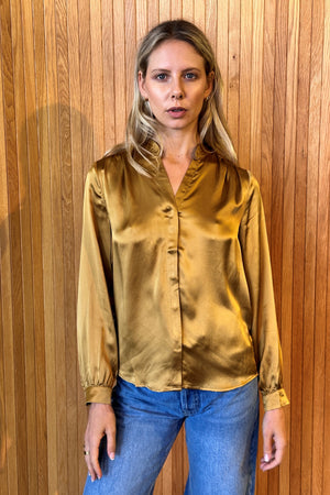 Olivia Blouse | Gold