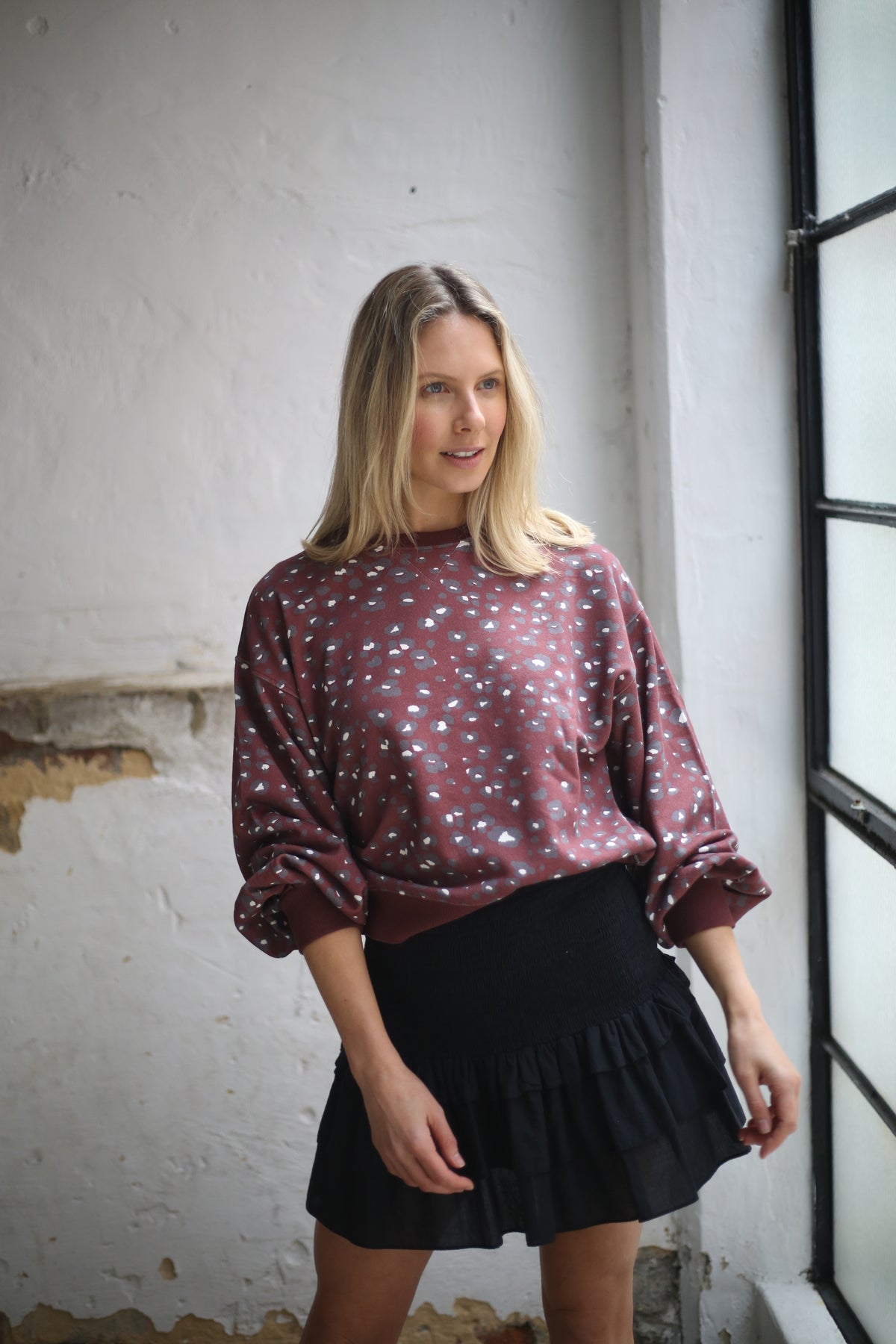 Signature Sweatshirt - Choc Cheetah