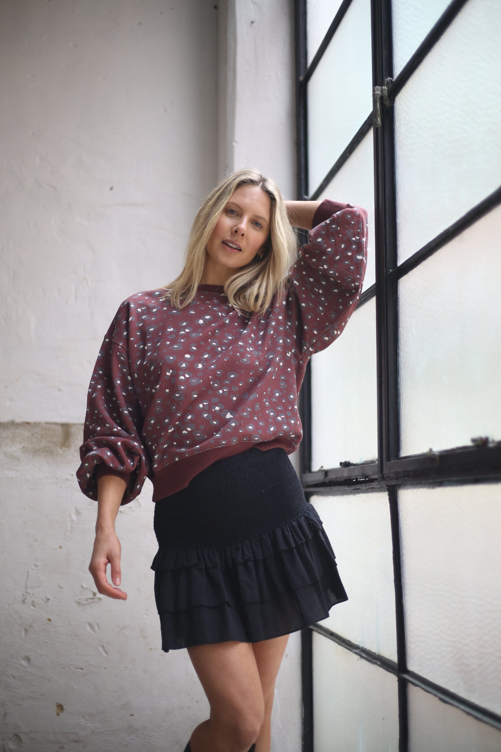 Signature Sweatshirt - Choc Cheetah