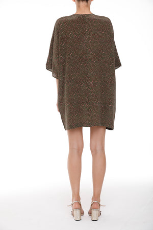 Elle Dress - Khaki Cheetah