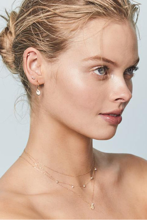 BYC 14K Gold Peace Lover Choker