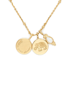 Follow Your Dreams Necklace - Gold