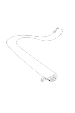 BYC Lotus & Little Buddha Short Necklace | Silver