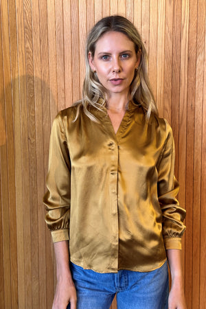 Olivia Blouse | Gold