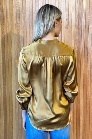 Olivia Blouse | Gold